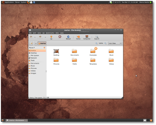 ubuntu jaunty new wave theme