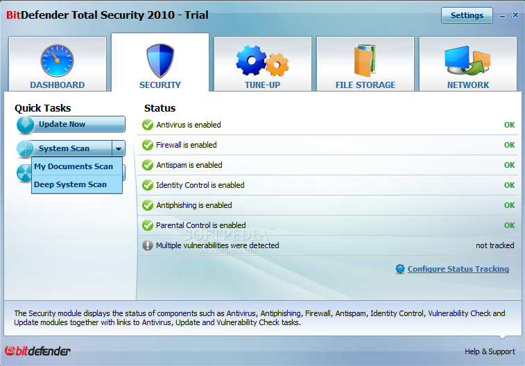 BitDefender Total Security 2010 13.0.15.297