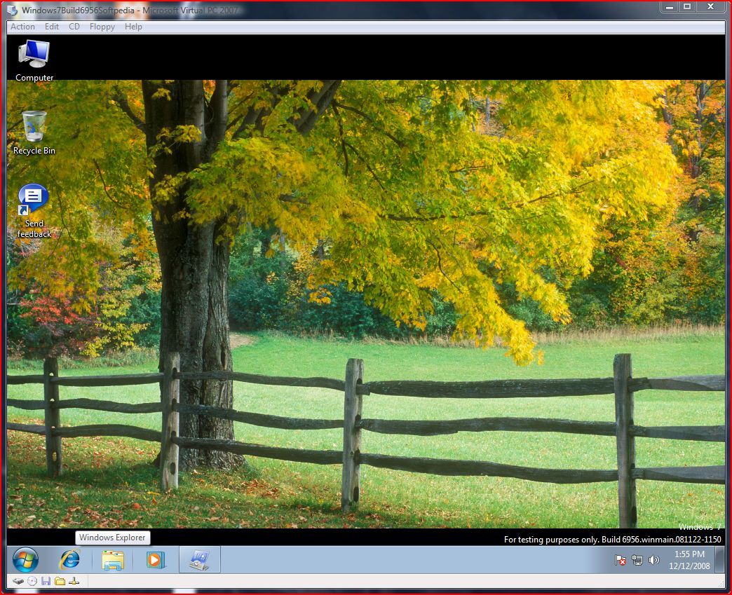 Windows 7 Build 6956 Gallery 160 Screenshots