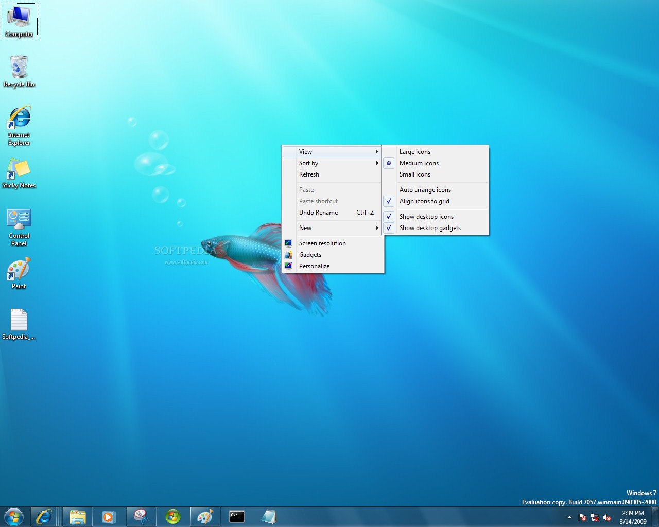 Windows 7 Build 7057 Rc 110 Screenshots Gallery