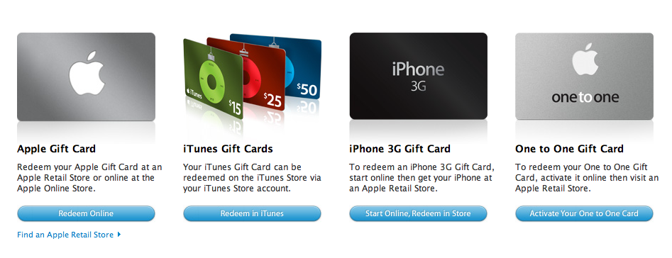 Apple Offers Insight on Redeeming Gift Cards Softpedia