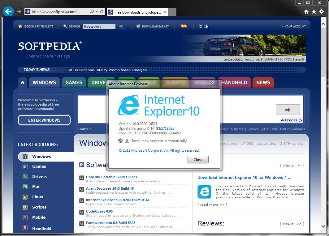 internet explorer free download windows 10 for pc
