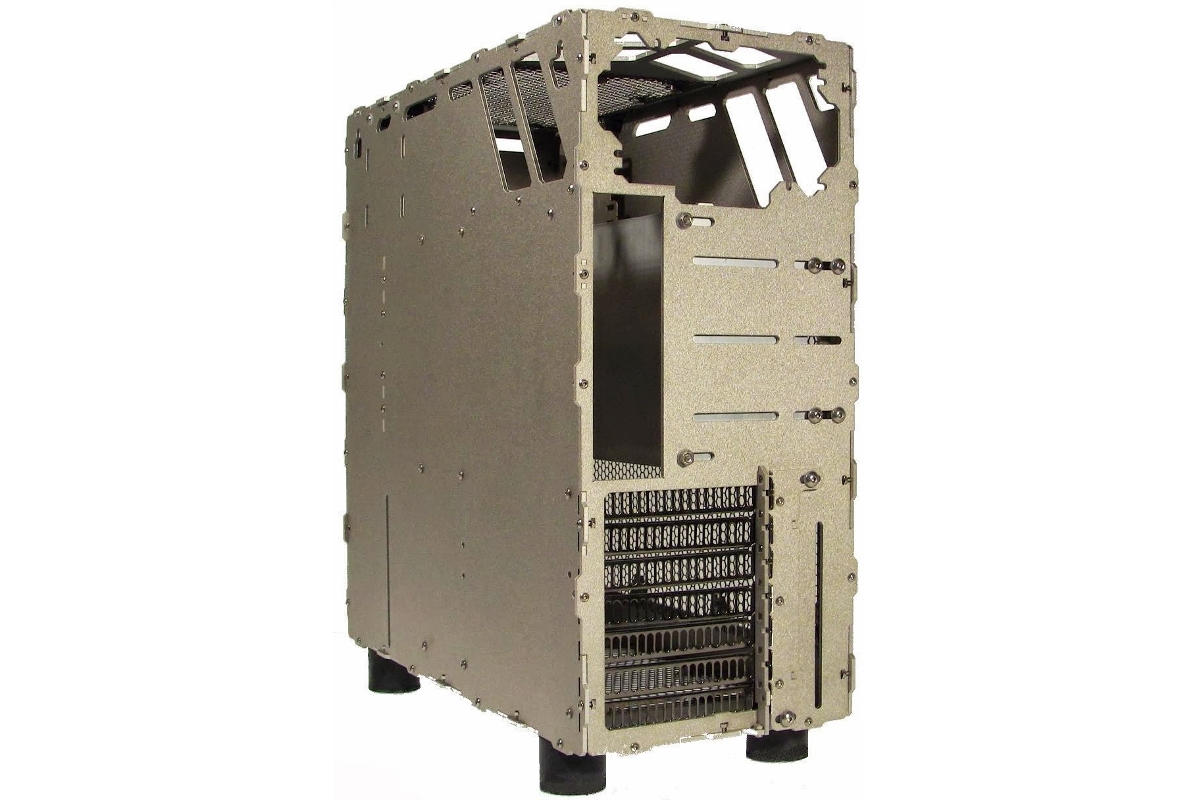 Fanless mini itx pc case doubles as cooling system softpedia for Case itx fanless