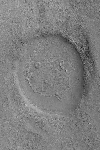 happy face, mars