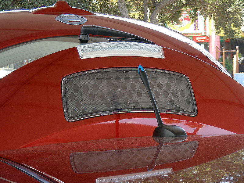Nissan leaf roof spoiler solar cells #9