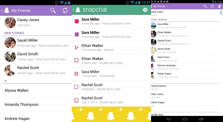 Snapchat for Android Update Introduces Additional Services - Softpedia