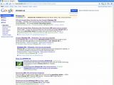 The main search results page in Google Search