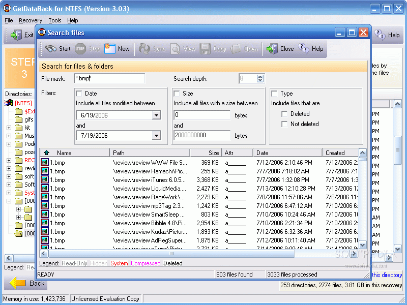 Download GetDataBack for NTFS 433 Free for Windows