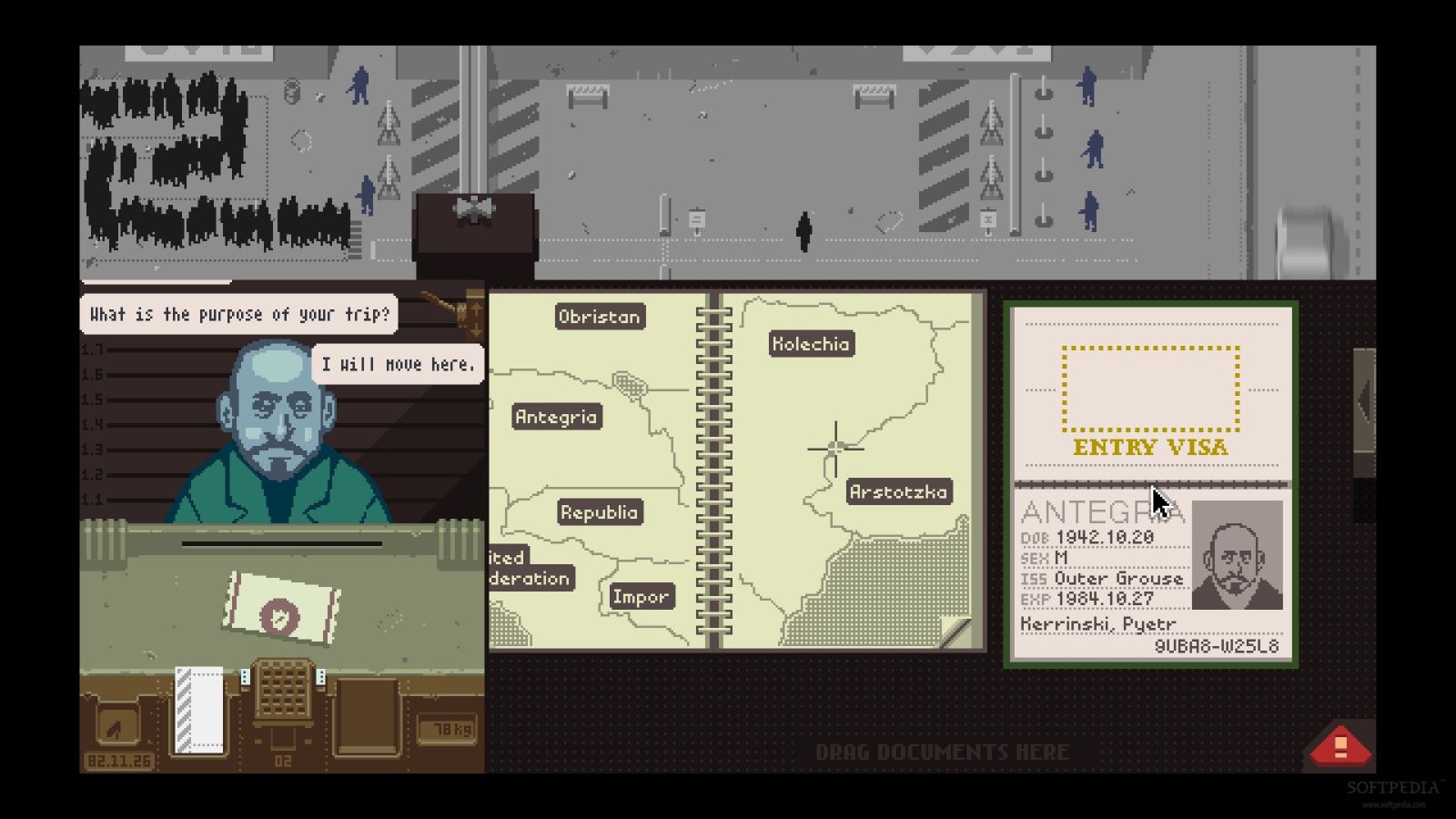 Purpose of visit, Papers Please Wiki
