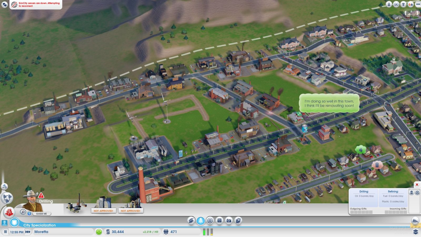 are there gifts in simcity pc version