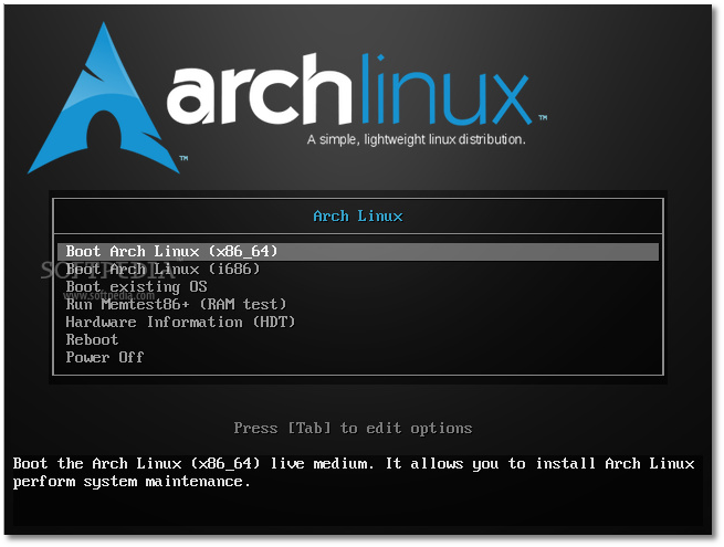 Install Arch Linux Using Rufus