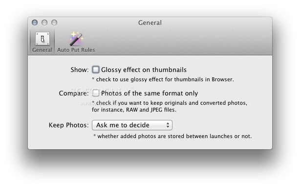 how to use photosweeper to get rid of thumbnail