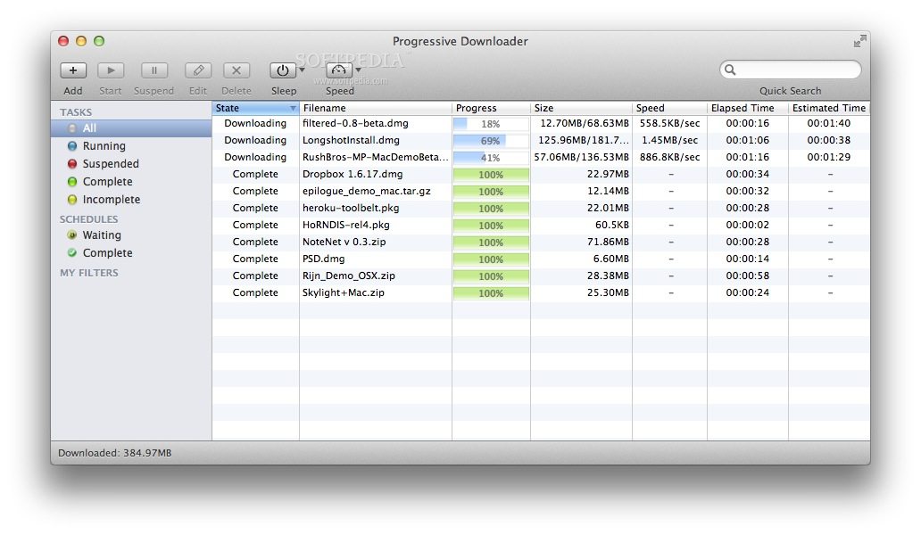 progressive downloader for windows