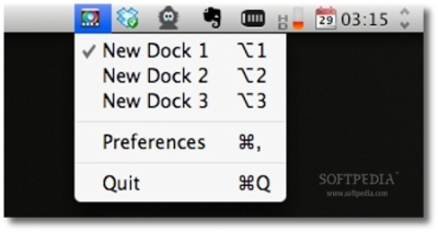 object dock shape changes when moving dock to top of screen