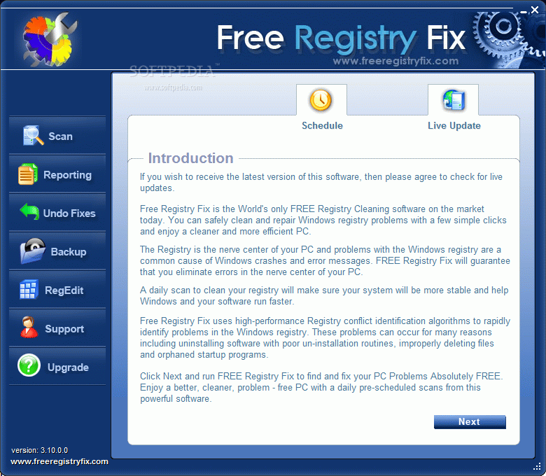 Total Registry 0.9.7.5 free instals