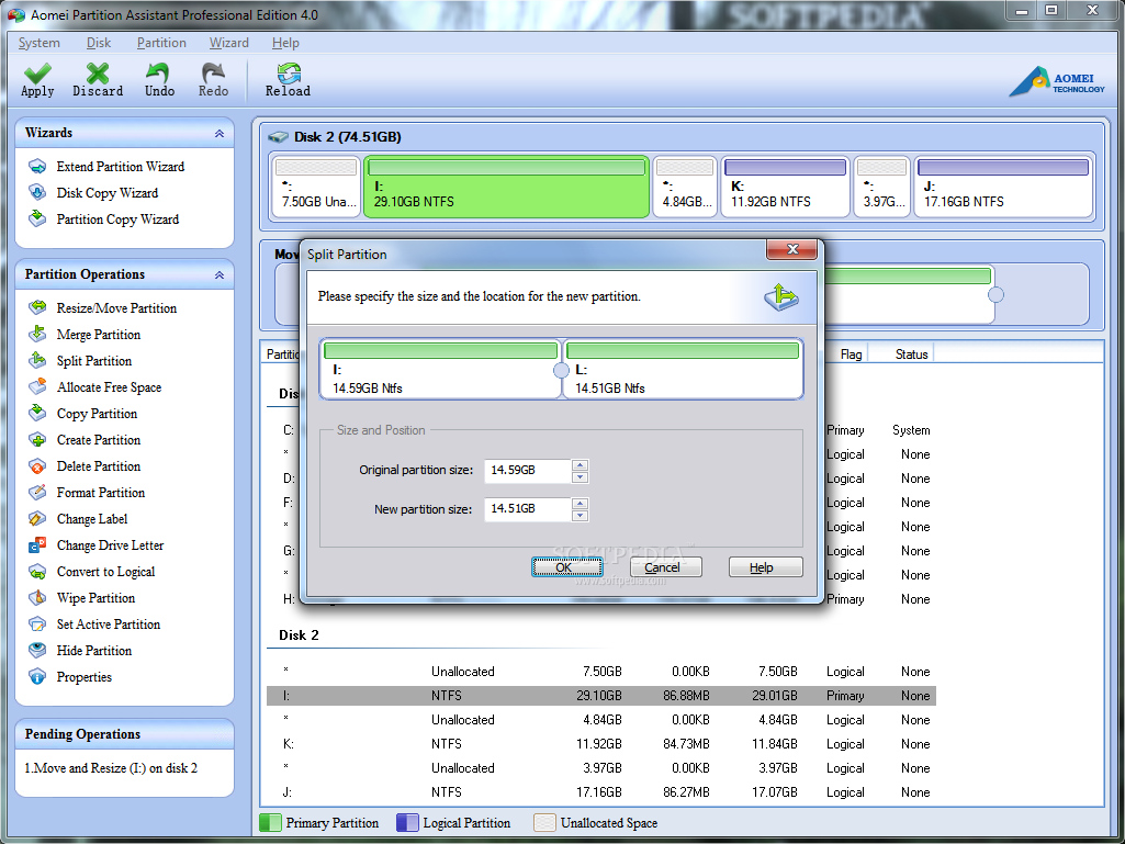 for android download AOMEI Partition Assistant Pro 10.2.2
