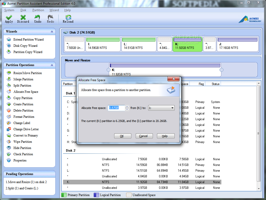 aomei partition assistant professional edition 6.6 crack