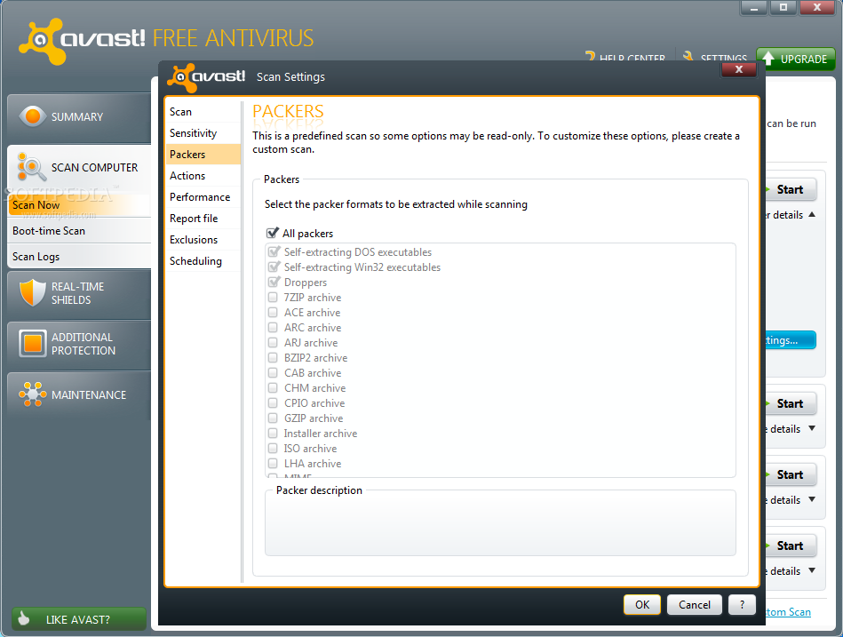 avast enable rootkit scan on system startup
