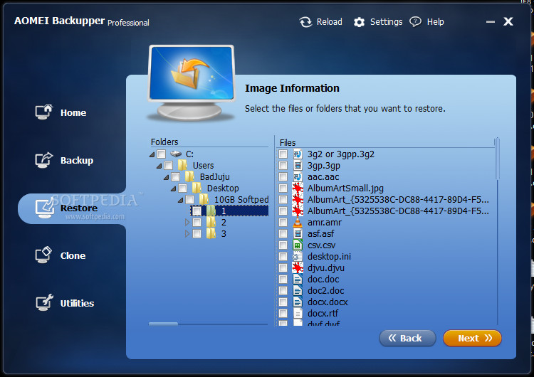 AOMEI Backupper Professional 7.3.3 free
