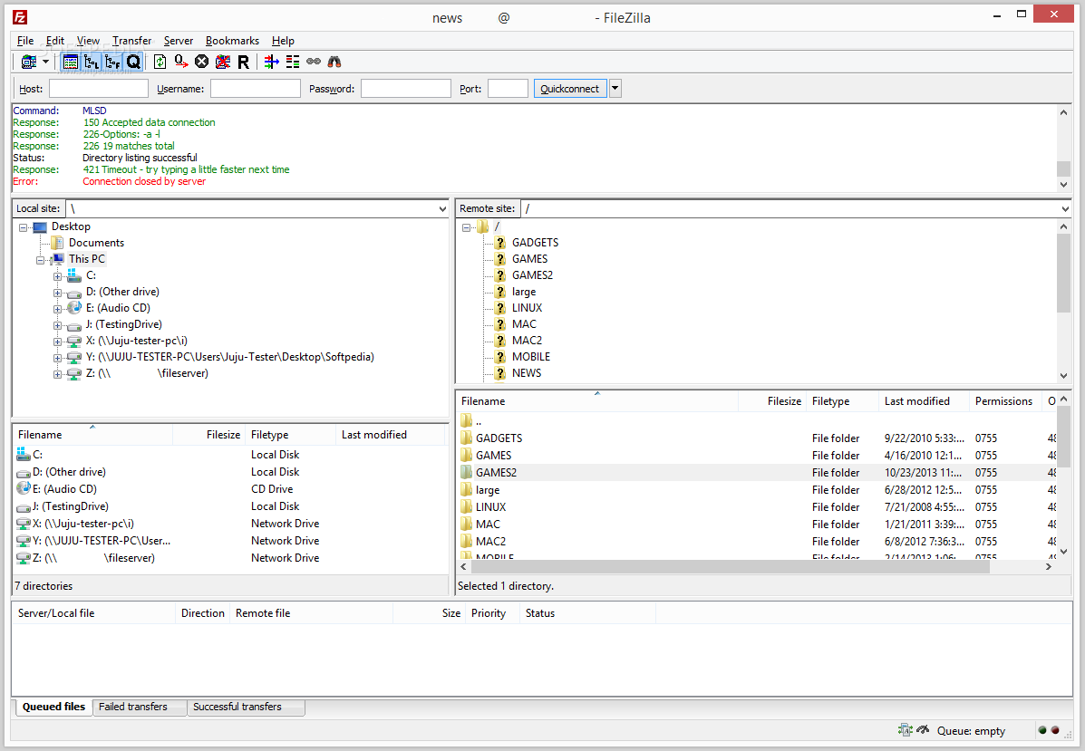 FileZilla 3.65.1 / Pro + Server download the last version for android