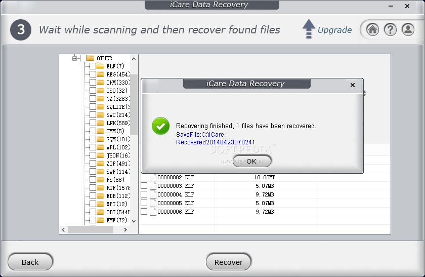 is icare data recovery free
