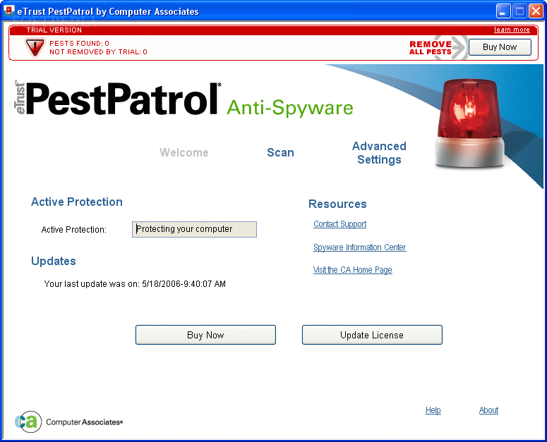 eTrust Pest Patrol Anti-Spyware 2005 review
