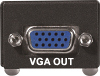 VGA output connector